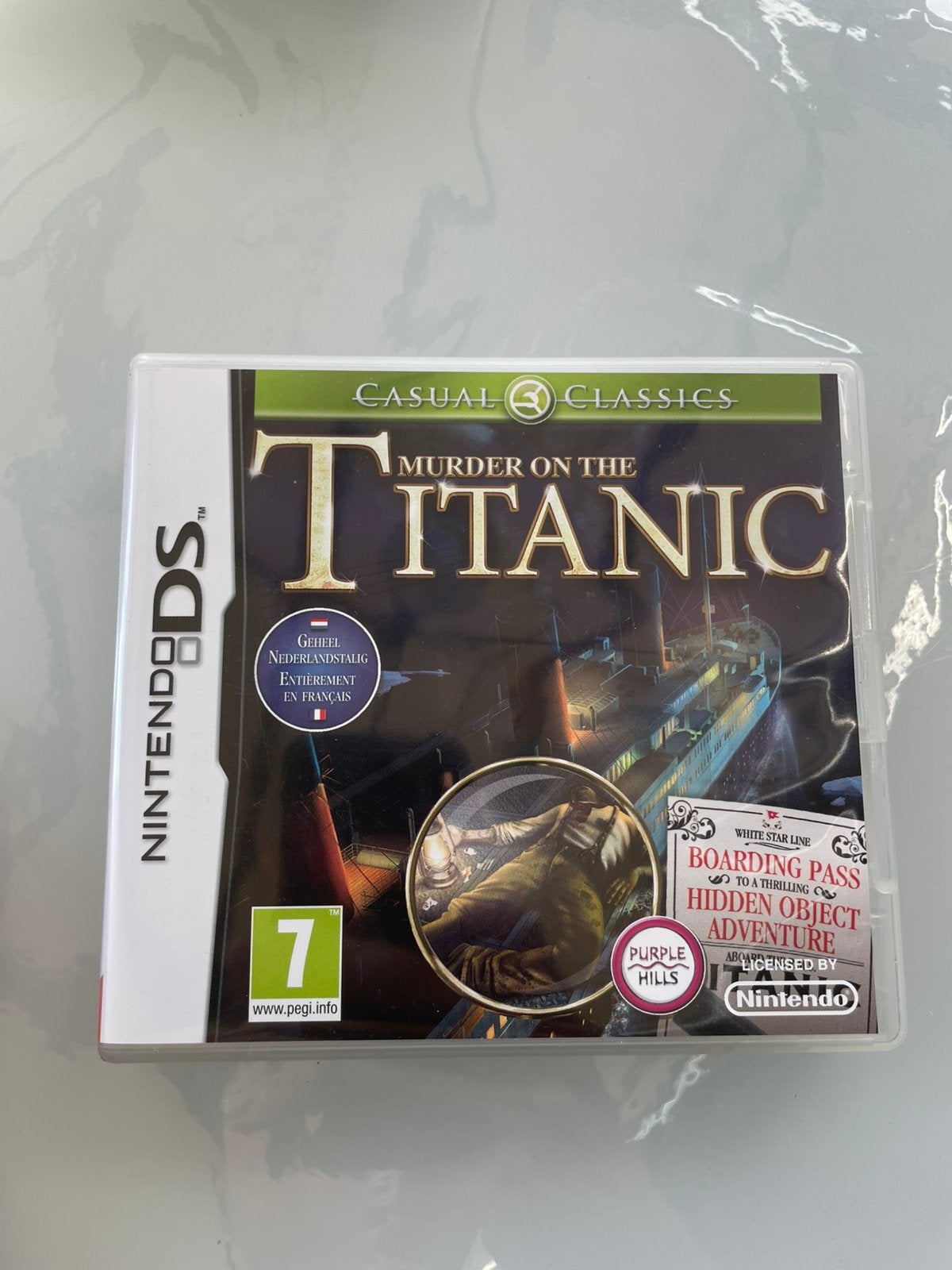 Nintendo DS: Murder on the Titanic, Ophalen of Verzenden, Zo goed als nieuw