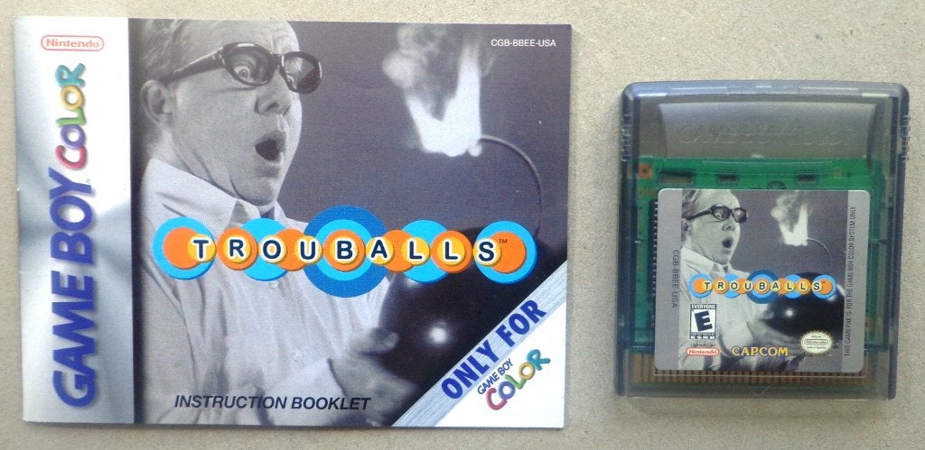 Trouballs voor de Gameboy Color en Advance + boekje, Games en Spelcomputers, Games | Nintendo Game Boy, Ophalen of Verzenden, Gebruikt