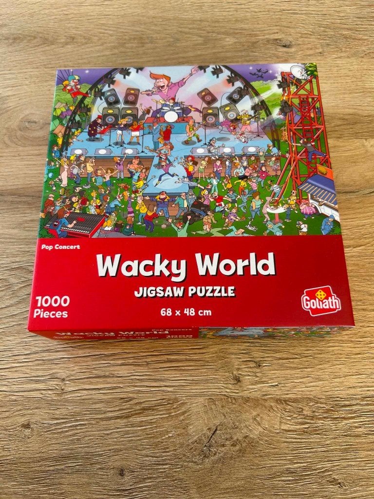 Puzzle 1000 pièces : Wacky World : Pop Concert, Enlèvement, 500 à 1500 pièces, Neuf, Puzzle