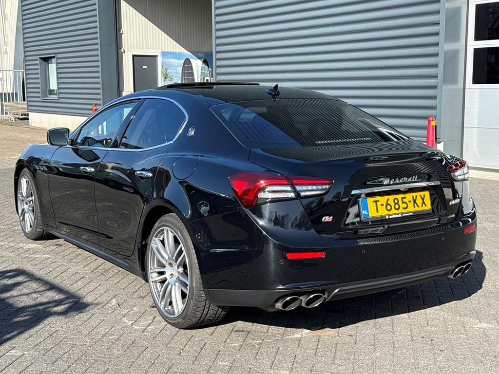 Maserati Ghibli 3.0 S V6 Q4, Carplay, Memory seat, Panoramad, Auto's, Maserati, Gebruikt, Zwart, Zwart, Leder
