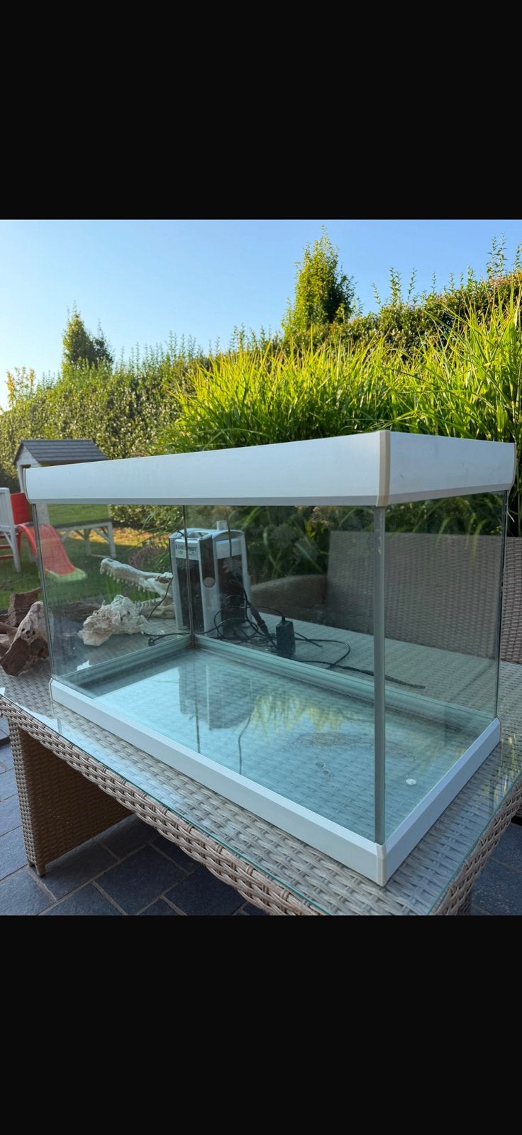 Aquarium 80x40x50, Dieren en Toebehoren, Vissen | Aquaria en Toebehoren, Ophalen, Decoratie, JBL, Zo goed als nieuw
