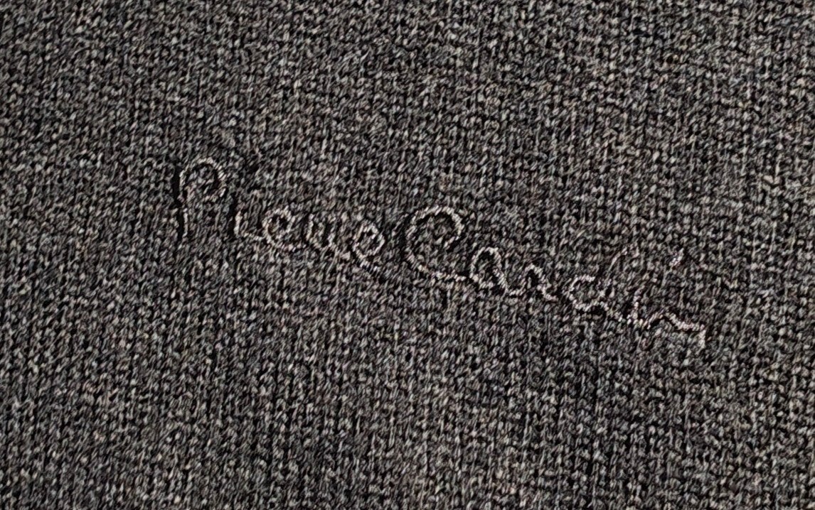 Pull 2 en 1 col V noir avec faux col chemise Pierre Cardin, Enlèvement ou Envoi, Pierre Cardin, Taille 56/58 (XL), Comme neuf