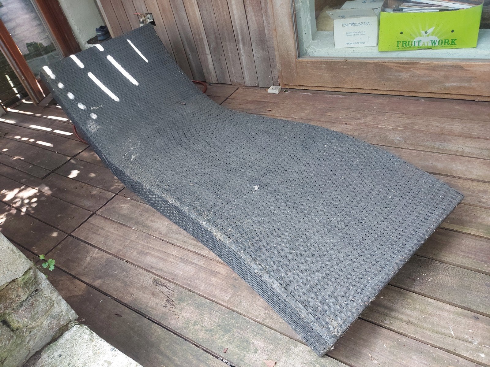 Ligzetel tuin, Tuin en Terras, Ophalen, Gebruikt, Kunststof