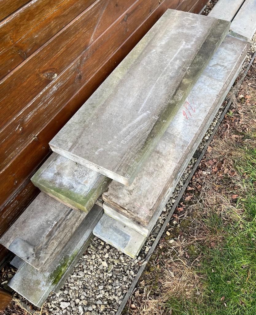 Arduinen venstertabletten en dekstenen, Ophalen, Gebruikt, 100 tot 150 cm, Hardsteen