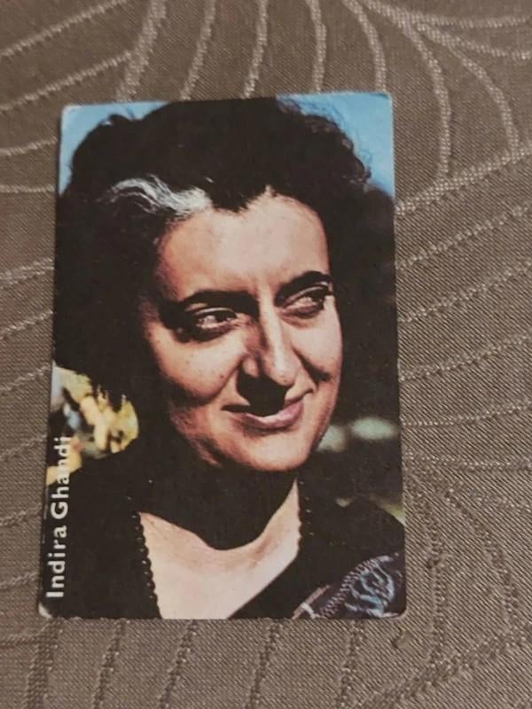 Prentje/Chromo : Indira Ghandi / Victoria(General Chocolate), 1960 tot 1980, Gebruikt, Ophalen of Verzenden, Prent