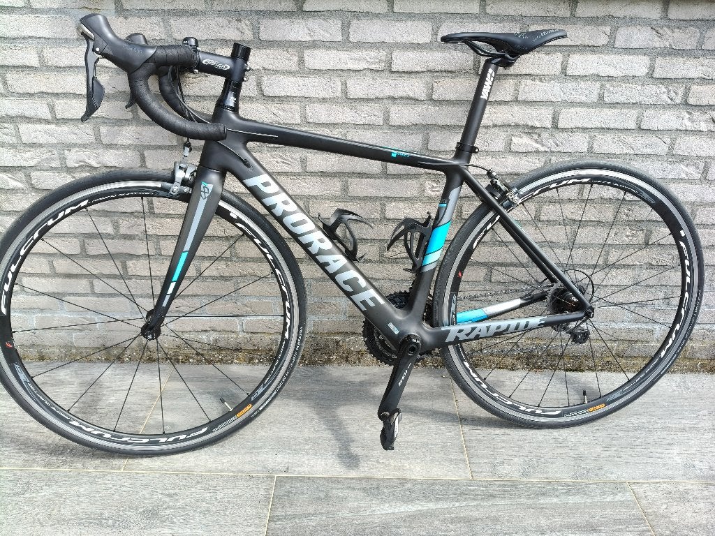Dames koersfiets Prorace, Fietsen en Brommers, 28 inch, Gebruikt, Velgrem, 15 tot 20 versnellingen