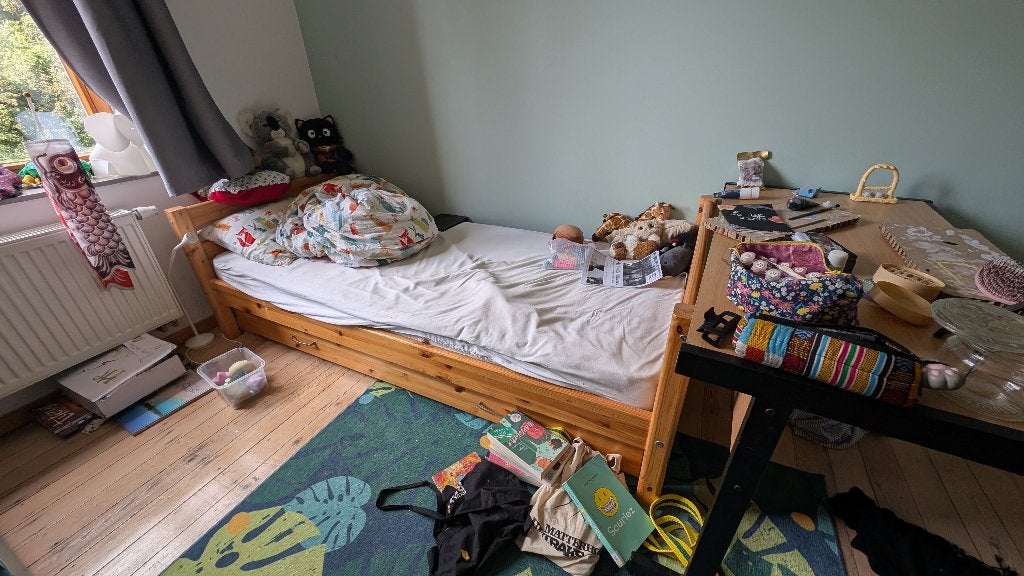 Flexa bed met alle accessoires, Ophalen, Gebruikt, Halfhoogslaper