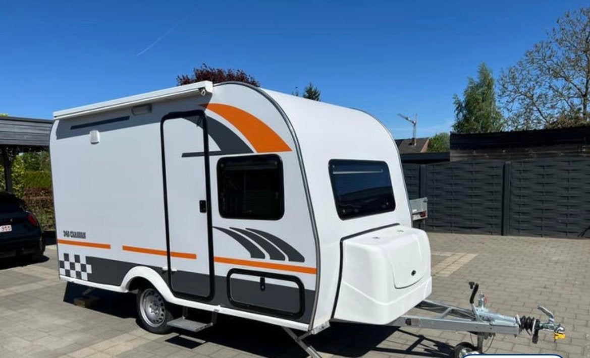 Caravan 345 MTM 750kg, Caravans en Kamperen, Caravans, Particulier, Koelkast