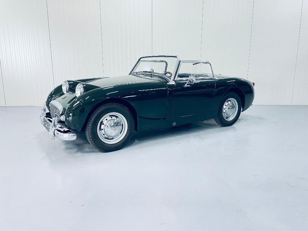 Austin Healey Sprite "Kikkeroog", Zwart, Cabriolet, Bedrijf, Handgeschakeld