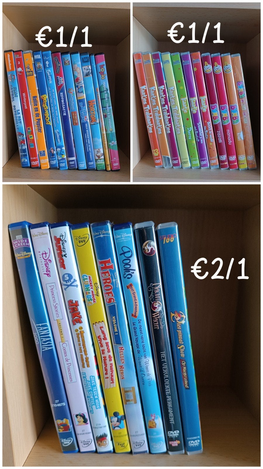 Kinder dvd's, Ophalen of Verzenden