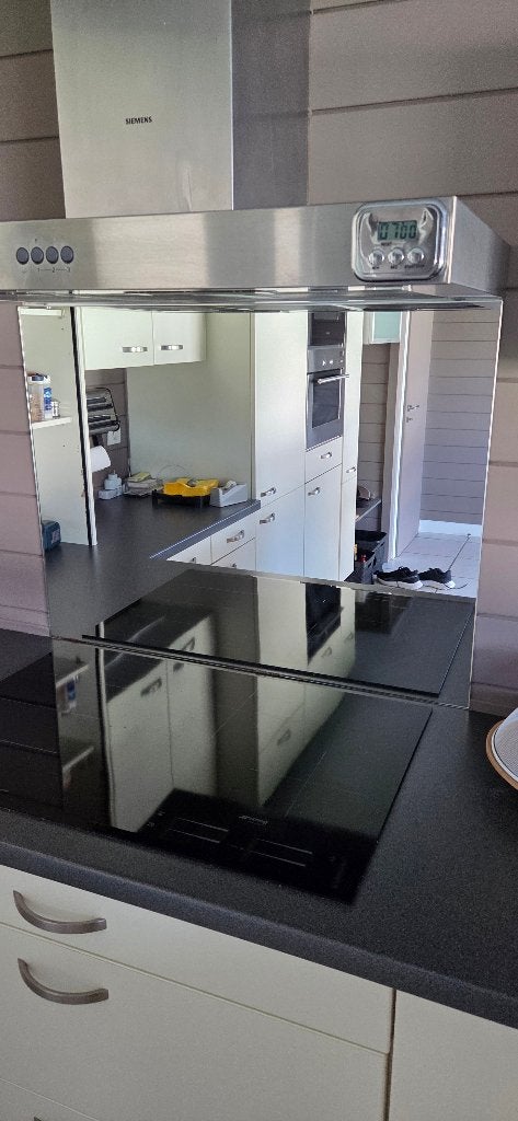 Thermische spatspiegel voor keuken, Huis en Inrichting, Ophalen, Gebruikt, 50 tot 100 cm, Minder dan 100 cm