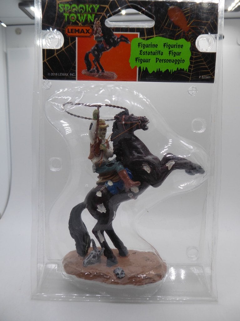 Lemax Spookytown item  - cow-ghoul-lasso, Ophalen of Verzenden, Nieuw