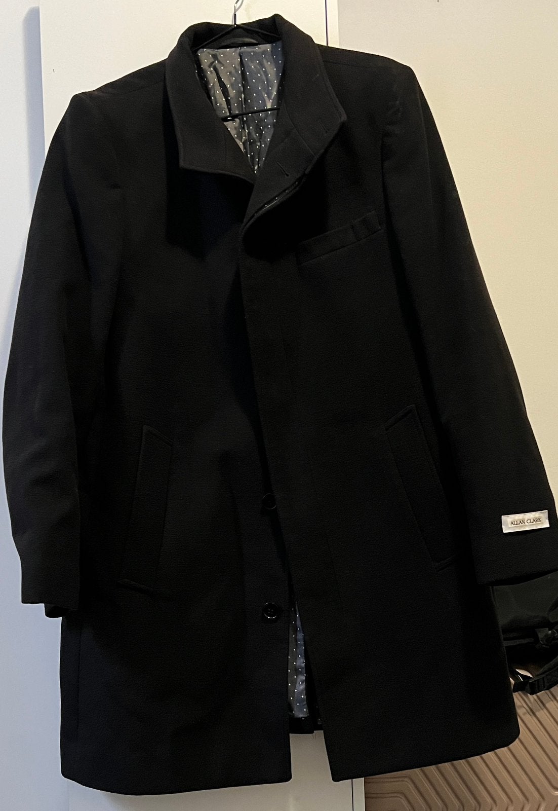 Trenchcoat en coat, Enlèvement, Porté, Taille 52/54 (L), Noir