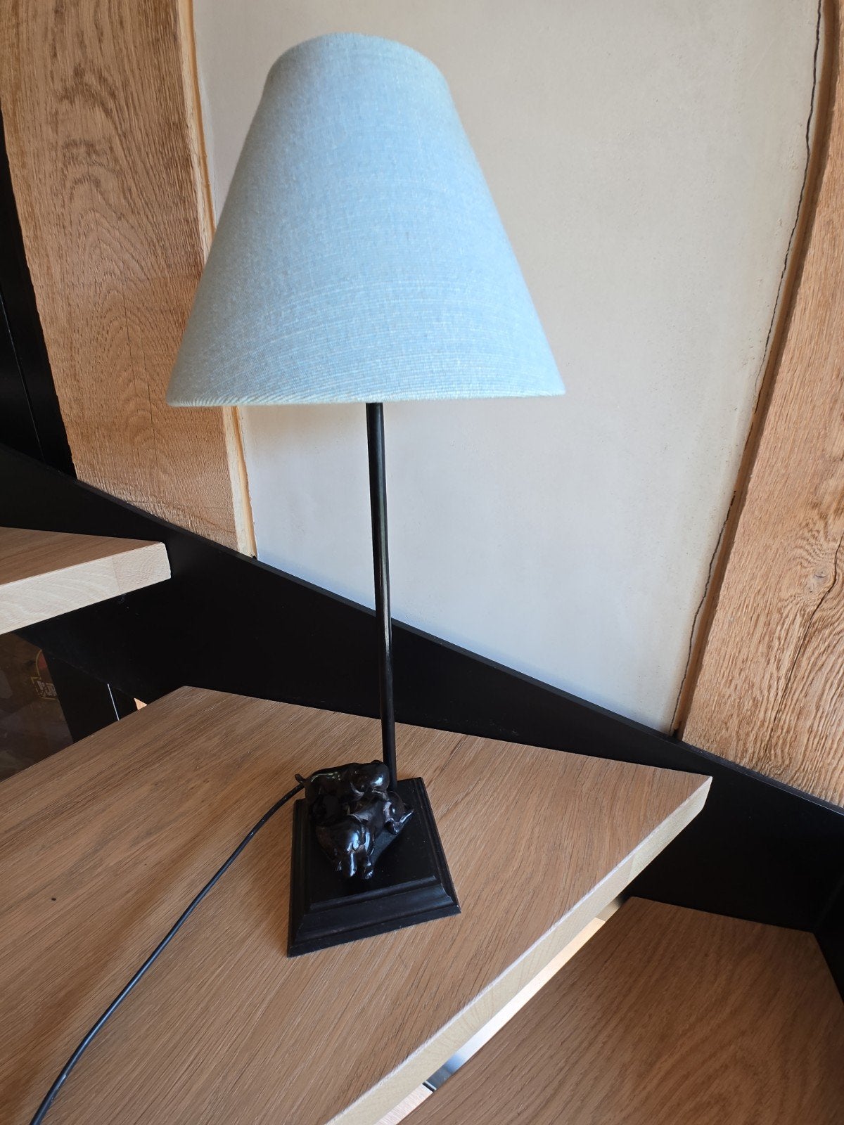 Lampe à poser, Maison & Meubles, Campagne, Enlèvement ou Envoi, 45 cm, Métal
