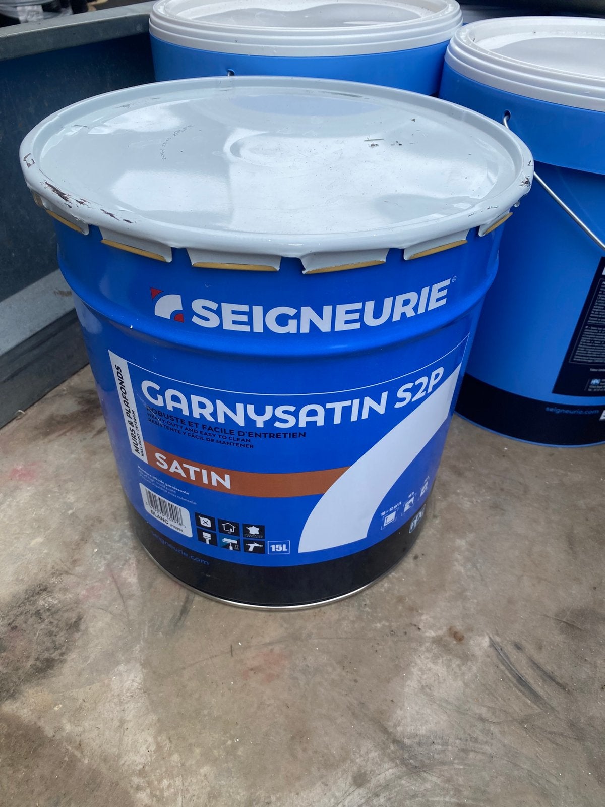 Pot seigneurie glycéro 15 L, Bricolage & Construction, Enlèvement, Comme neuf, Blanc