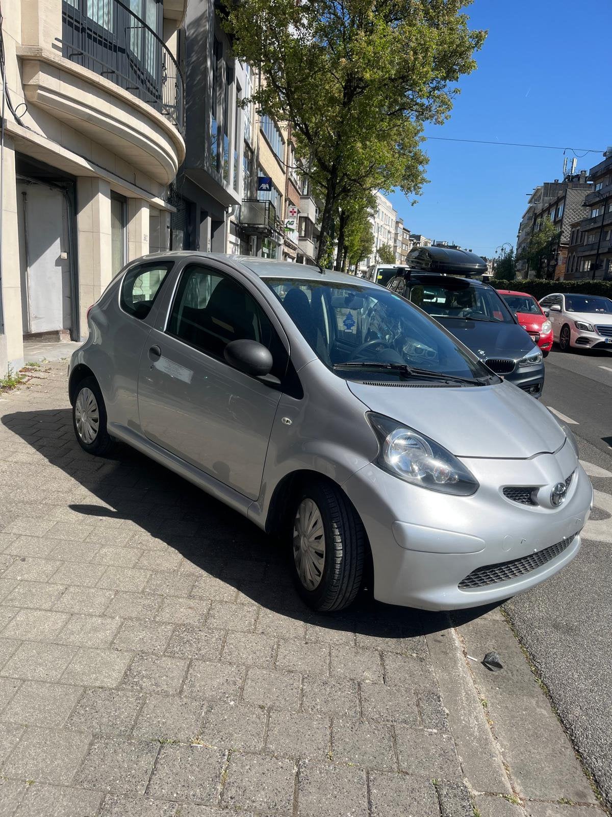 Toyota aygo grijs, Auto's, Toyota, Voorwielaandrijving, 4 zetels, Stof, Handgeschakeld