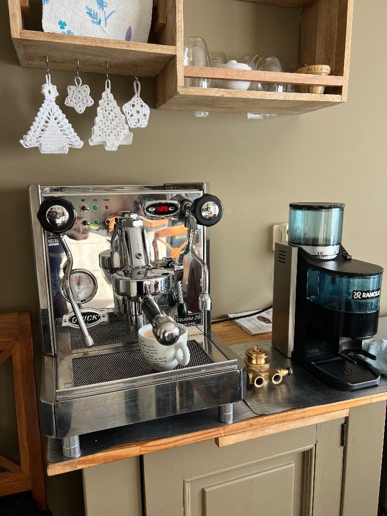 Machine à café espresso:               Quick Mill Vetrano 2B, Maison & Meubles, Autres marques, Argent, Comme neuf, Enlèvement