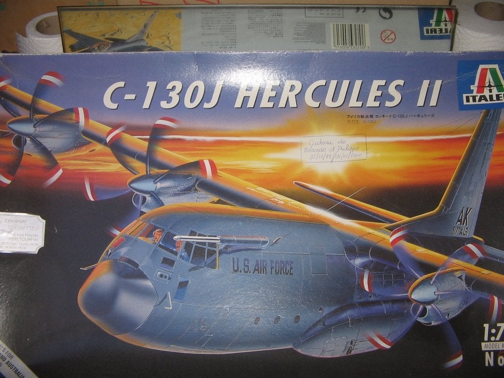 grote bouwdozen van de hercules c-130, Ophalen, Nieuw, Vliegtuig, Overige merken
