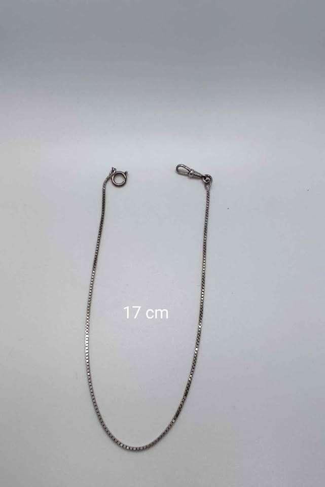 Collier argent 925 avec joli fermoir, Enlèvement ou Envoi, Neuf, Argent, Argent