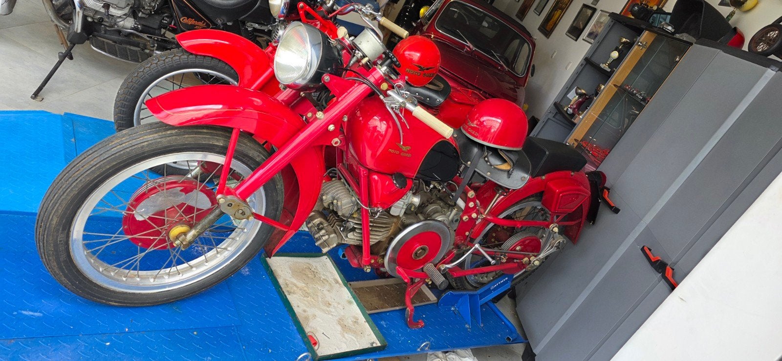 Moto Guzzi Falcone Sport 1952, Ophalen