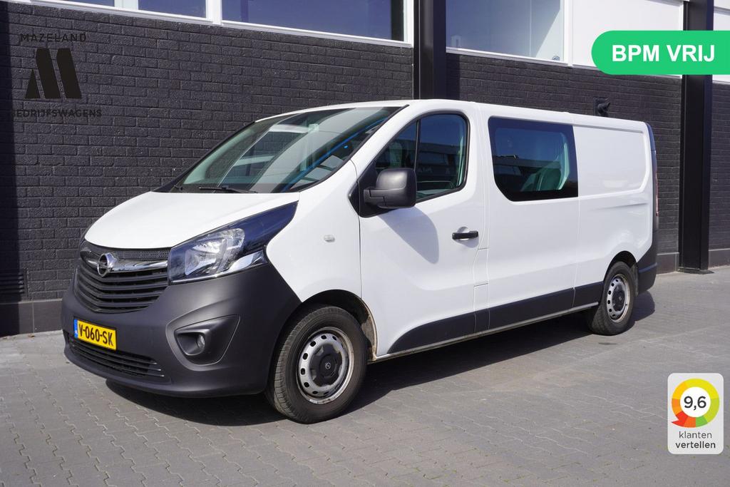 Opel Vivaro 1.6 CDTI L2 Dubbele Cabine EURO 6 - Airco - Crui, 174 g/km, Wit, Bedrijf, Onderhoudsboekje