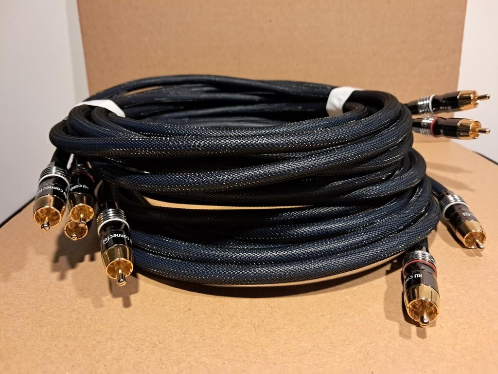Câbles audio RCA 2,5 m, Enlèvement ou Envoi