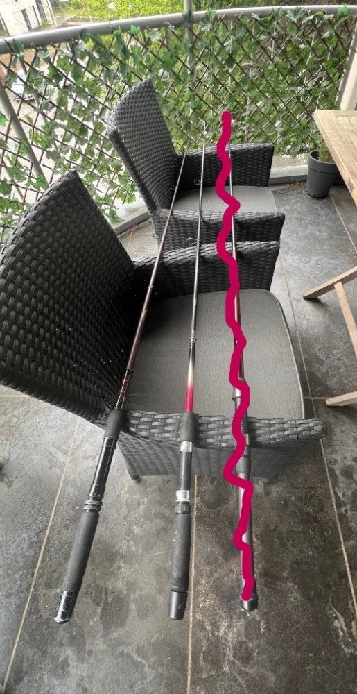 Arca werphengels 2 stuks, ook los te koop, Watersport en Boten, Ophalen, Gebruikt, Werphengel