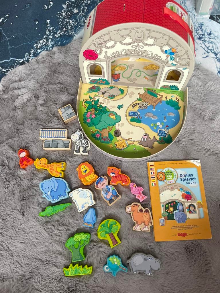Haba diertentuin set, Ophalen of Verzenden, Zo goed als nieuw