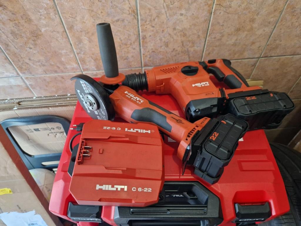Kit hilti disqueuse +marteau perforateur te 6 22, Enlèvement