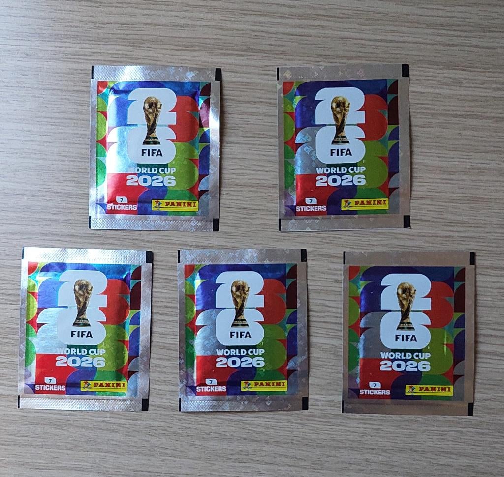 Panini WK 2026 5 sacs fermés, Enlèvement ou Envoi, Neuf