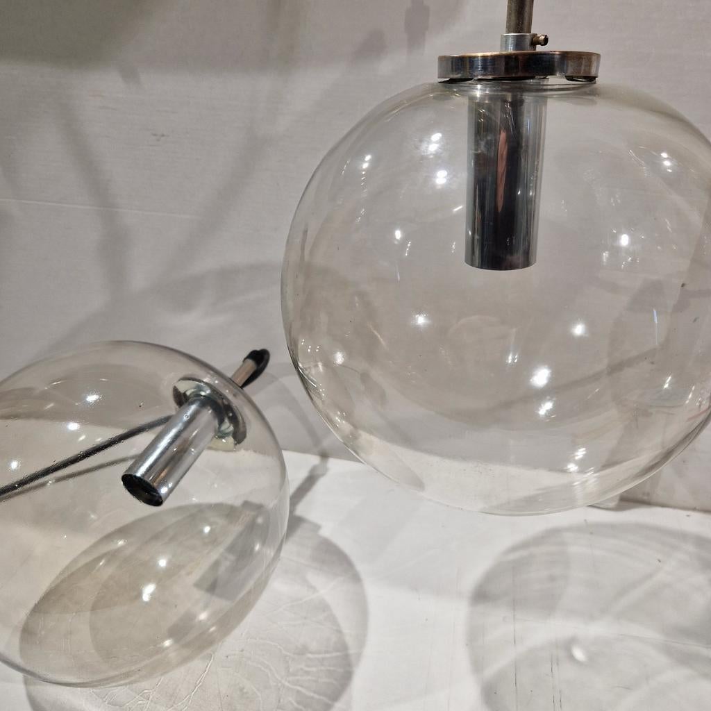 Zeer mooie Glashütte Limburg hanglamp ,  2 beschikbaar, Antiek en Kunst, Antiek | Verlichting, Ophalen of Verzenden