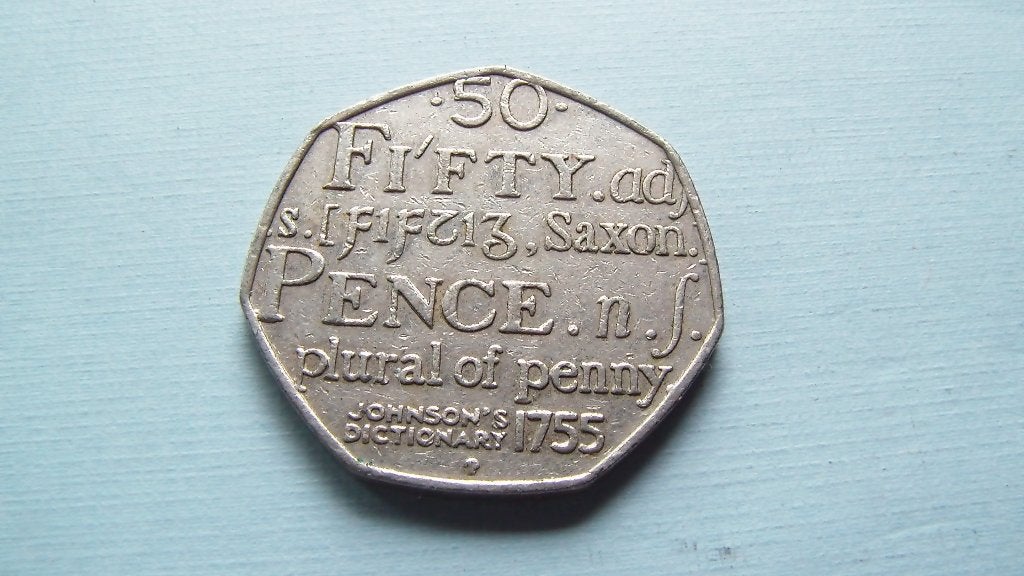angleterre 50 pence 2005, Enlèvement