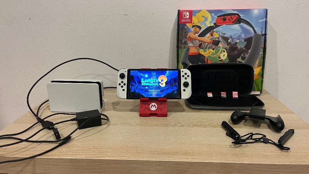 Nintendo Switch OLED, Switch OLED, Enlèvement ou Envoi, Comme neuf, Avec jeux