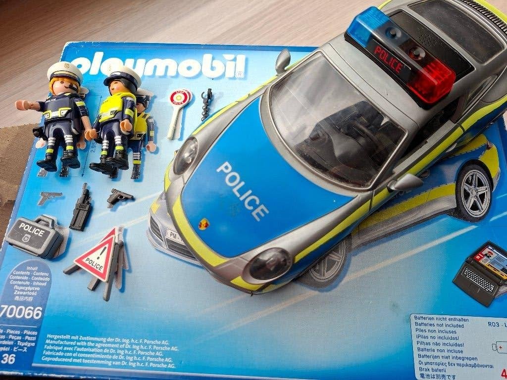 playmobil 70069 - porche politie, Kinderen en Baby's, Speelgoed | Playmobil, Ophalen of Verzenden, Gebruikt, Complete set