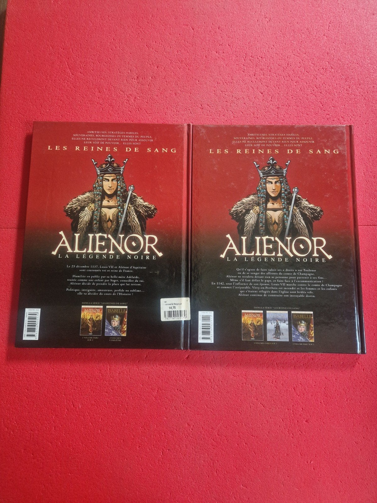 lot de 2 bd alienor la légende noire 1 et 2,EO, Livres, Enlèvement ou Envoi