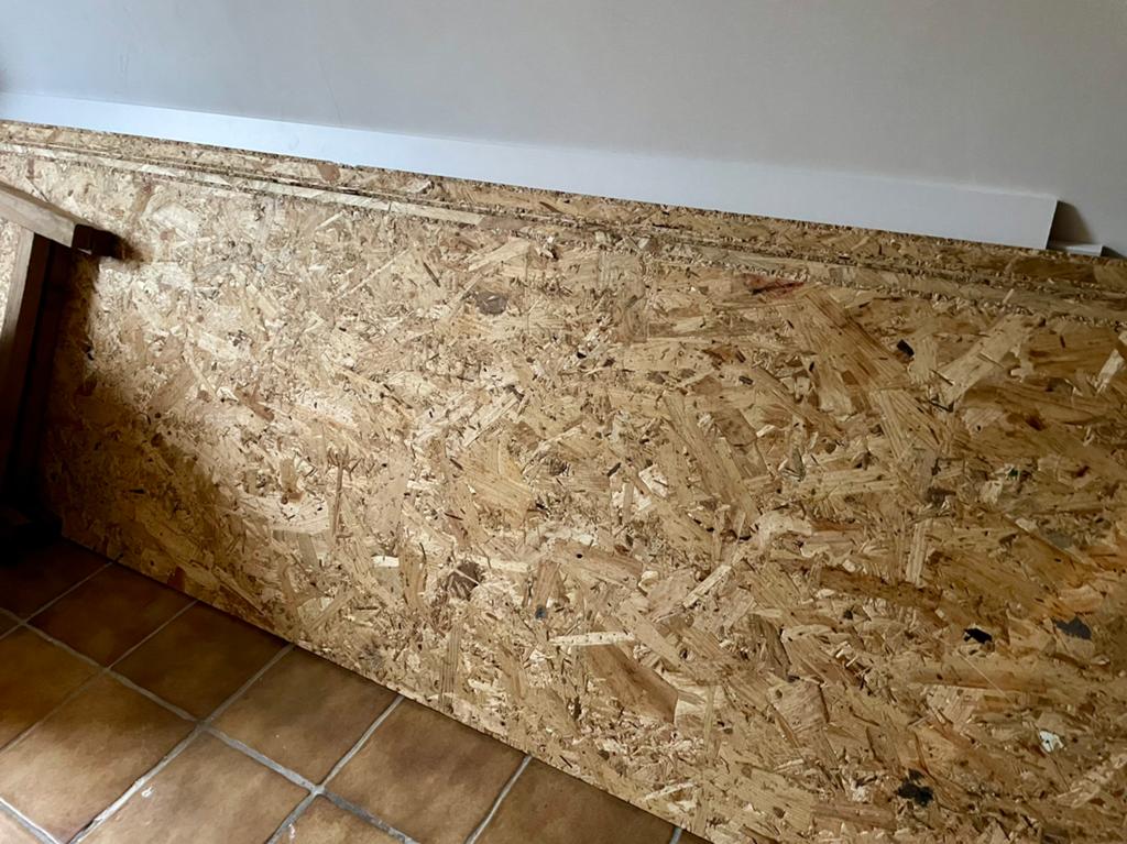 4 OSB platen tand en groef 2,5m/63cm +22mm dikte, Doe-het-zelf en Bouw, Ophalen, Nieuw, Hout, 20 tot 50 mm