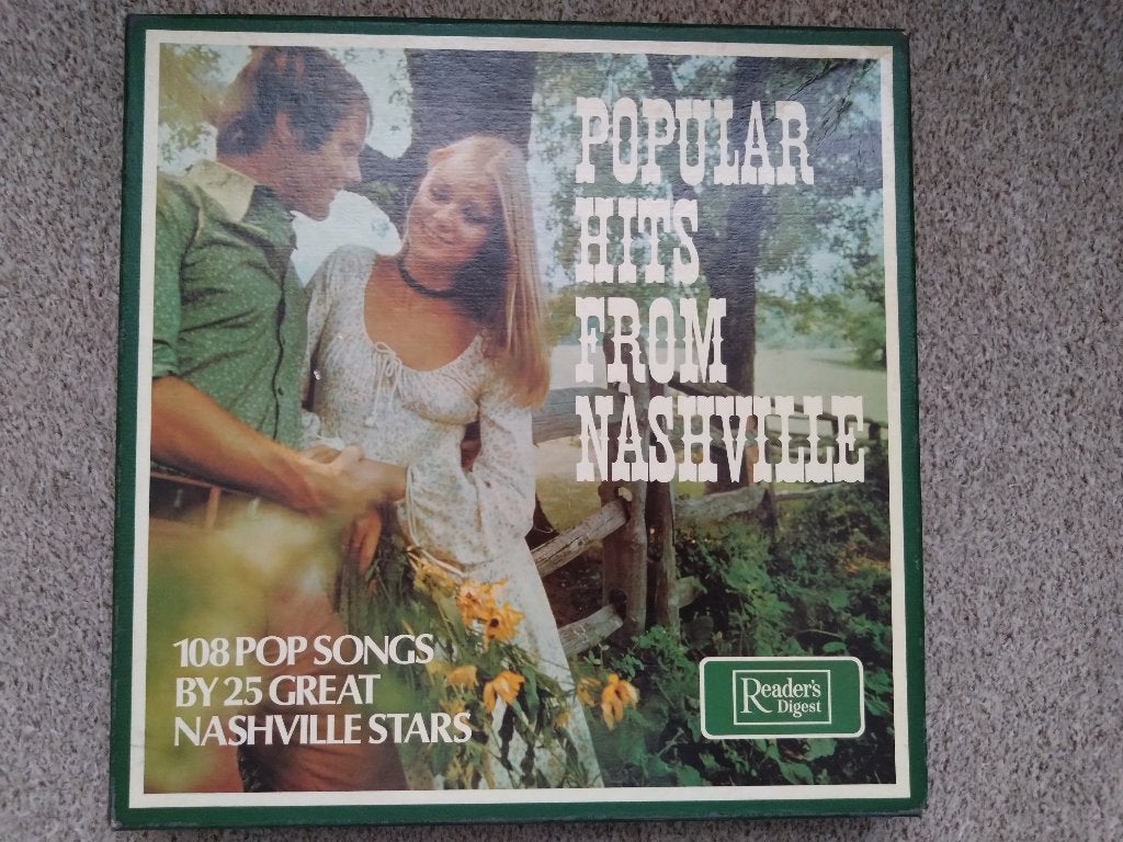 Country Lp box ‘’ Populair hits from Nashville’’, Boxset, Verzenden, Zo goed als nieuw, 12 inch
