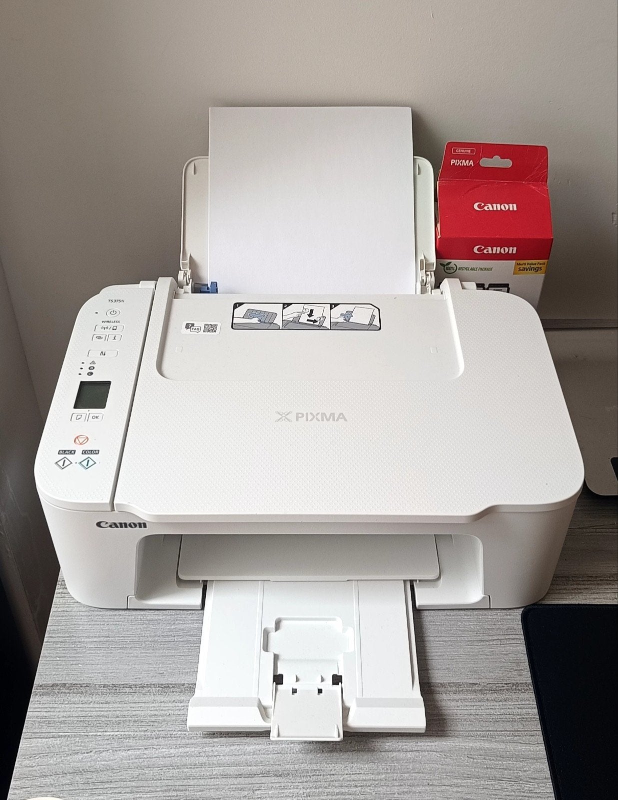 Canon PIXMA TS3751i WiFi All-in-One + originele XL cartridge, Ophalen, Scannen, Canon