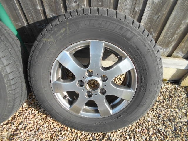 Velgen  Met camper banden 215/70R/15, Ophalen, Gebruikt, 275 mm, Banden en Velgen