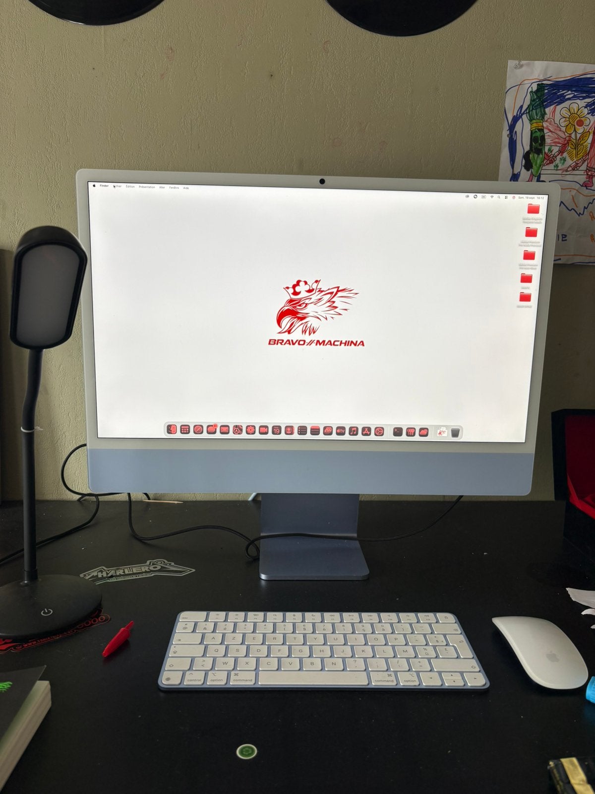 Imac 2024 nieuw blauw, Informatique & Logiciels, Neuf, 24 pouces, Enlèvement, HDD et SSD