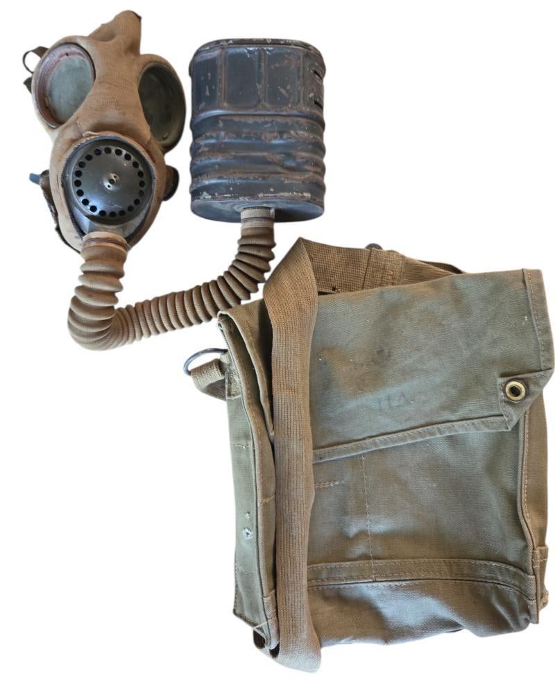 masque à gaz britannique de la Seconde  son sac d'origine, Collections, Enlèvement ou Envoi