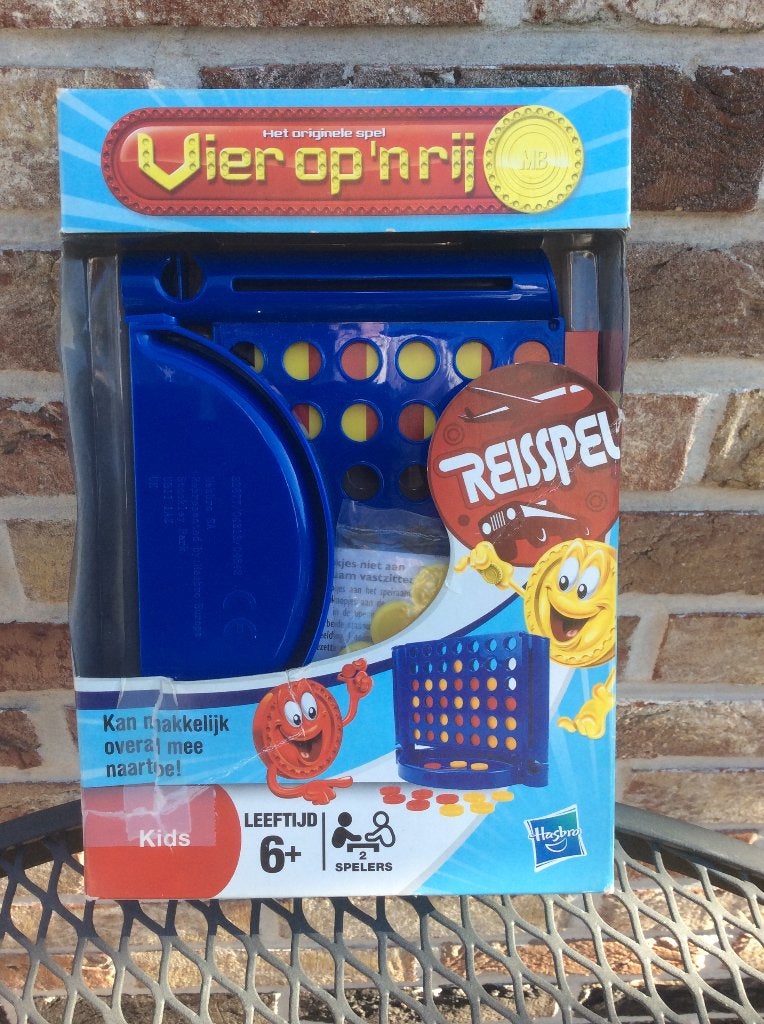 NIEUW : REISSPEL 4 OP EEN RIJ MB, Hobby en Vrije tijd, Gezelschapsspellen | Bordspellen, Een of twee spelers, Nieuw, Ophalen of Verzenden