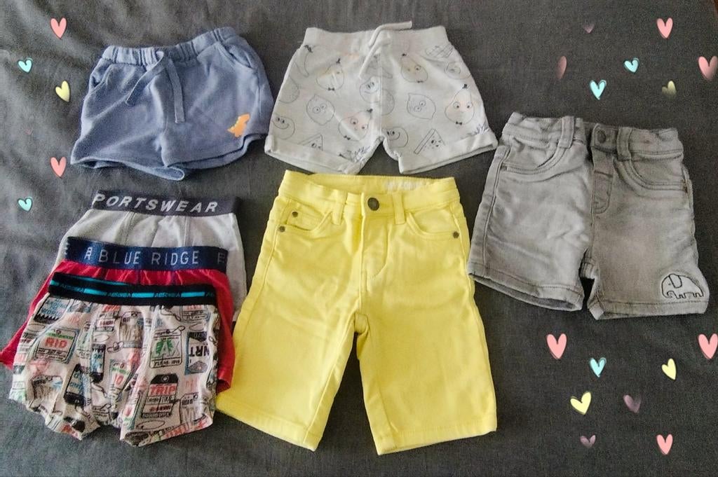 7-delige set voor jongens van 12 maanden/86 - 4 shorts + 3 b, Ophalen, Jongen