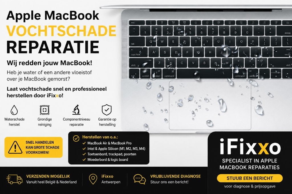 Apple Macbook vochtschade reparatie, Computers en Software, Ophalen, Nieuw, MacBook
