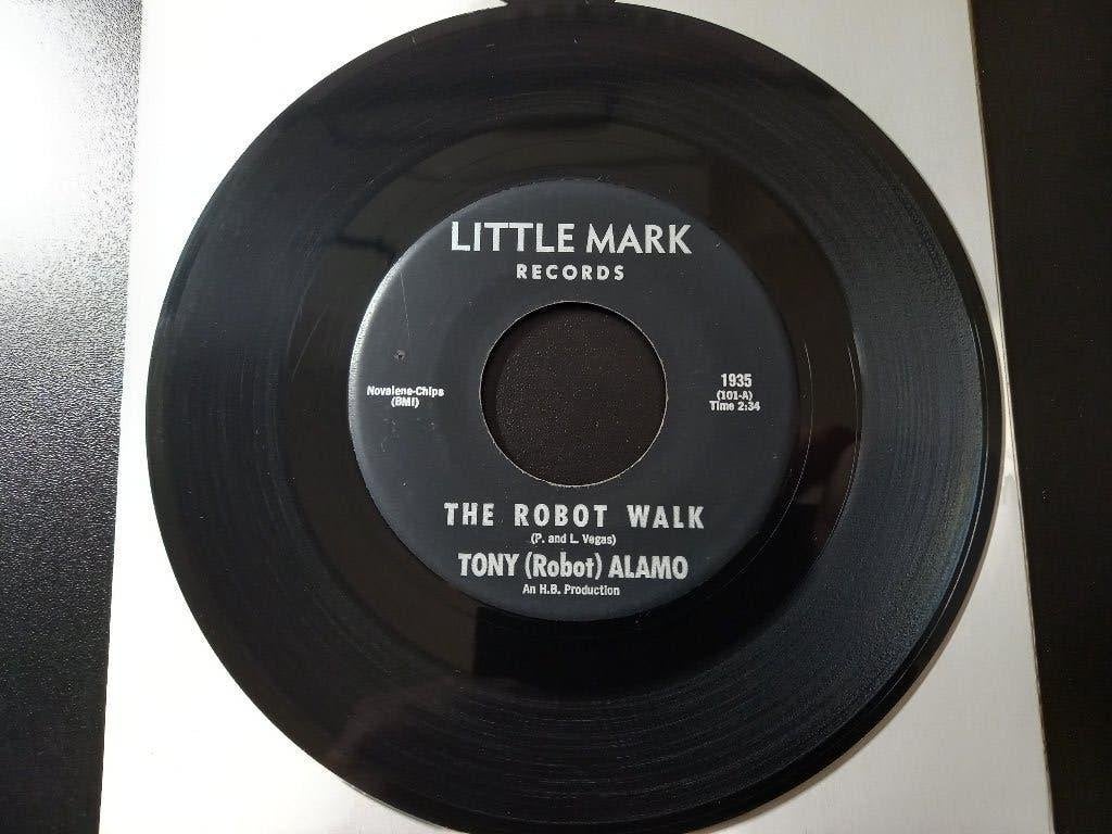 Tony (Robot) Alamo - Popcorn The Robot Walk '7, 7 inch, Comme neuf, Housse de protection extérieure, Autres types