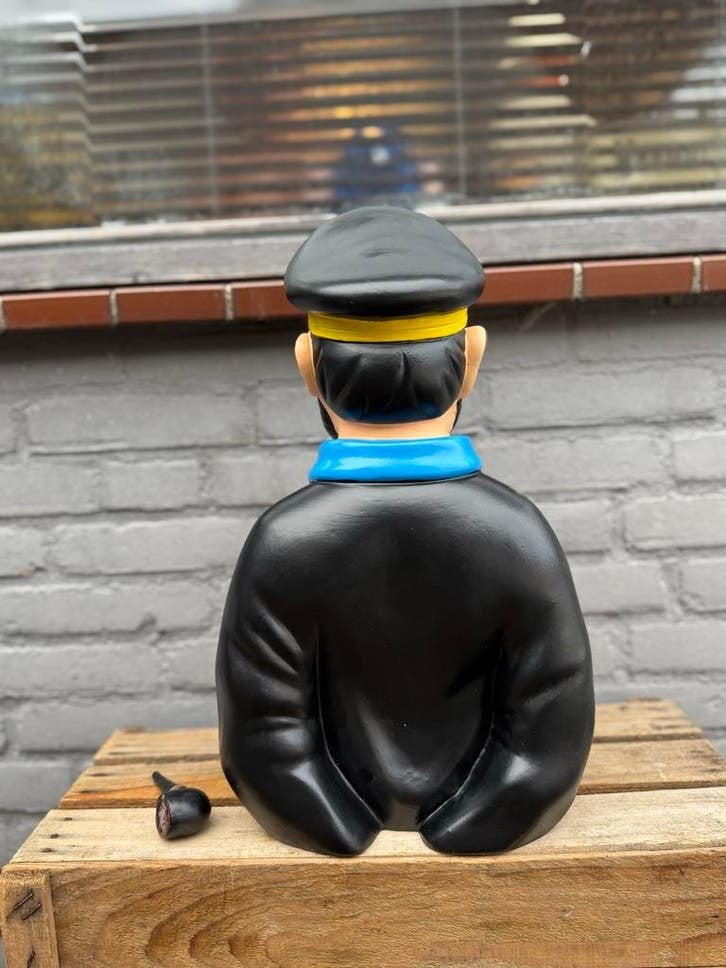 Kapitein Haddock Buste - Kuifje Figuur met Pijp
