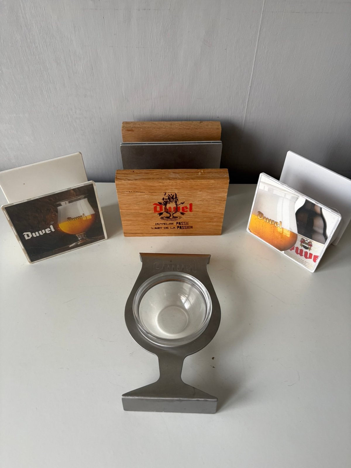 3 supports sous-bocks et un support apéritif DUVEL, Enlèvement ou Envoi, Comme neuf, Duvel
