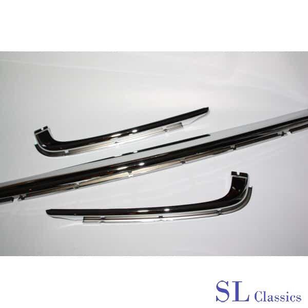 Chroom schalen Staal verchroomd 3-delig Mercedes-Benz SL SLC, -, Nieuw, Ophalen of Verzenden, -