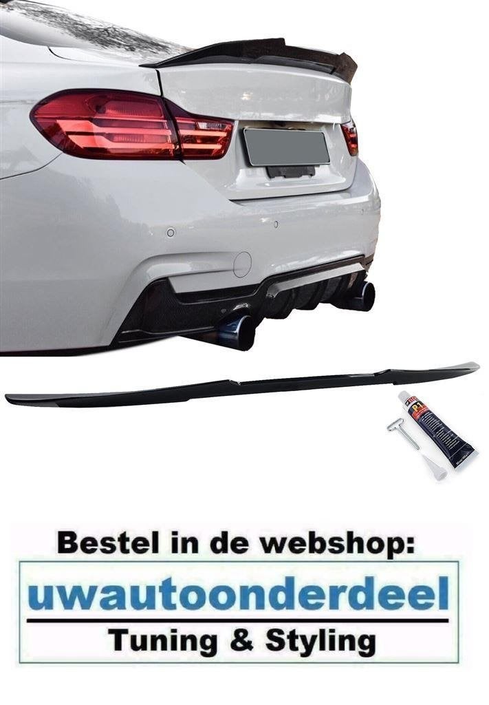 Achterklep Ducktale Spoiler Zwart Voor Bmw 4 Serie F32 Coupe, Verzenden