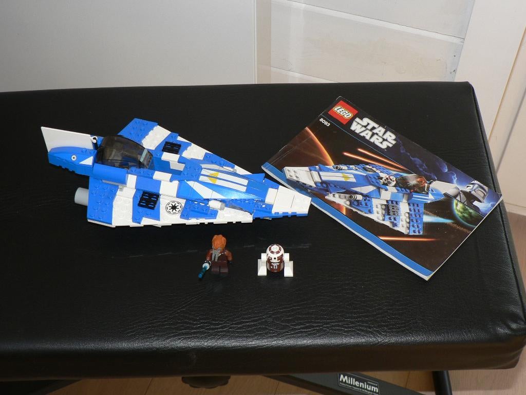 Lego Star Wars 8093 : Plo Koon's Jedi Starfighter, Ophalen of Verzenden, Zo goed als nieuw, Complete set, Lego